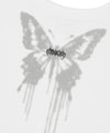 Mahagrid Butterfly Goth Wide Neck Crop Tee