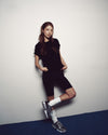ADLV Woman Spangle Logo Short Sleeve T-Shirt