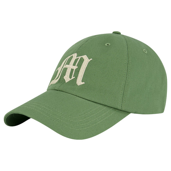 Mahagrid Gothic M Logo Ball Cap in Green