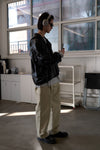 General Idea UNISEX Glossy Packable Wind Breaker [BLACK]
