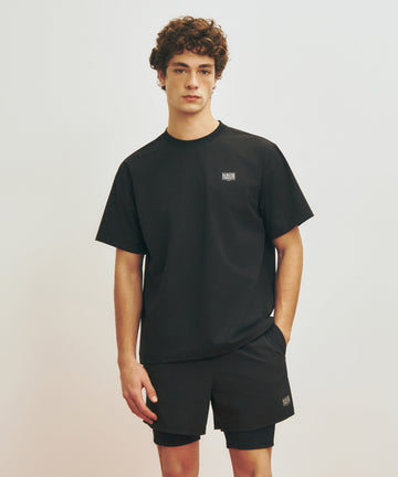 Marithé François Girbaud Marithé SPORT CLASSIC LOGO WOVEN TEE black