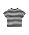 Mahagrid Stripe Basic Logo Tee