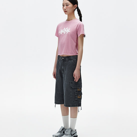 Mahagrid Cut Off Cross Star Tee