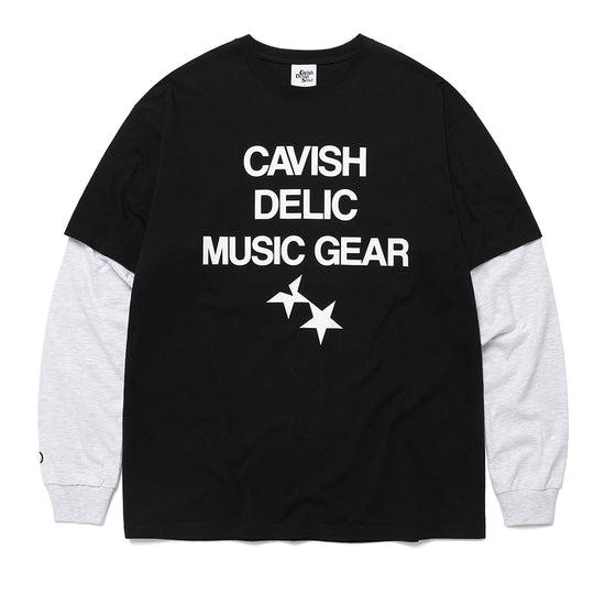 Cavish DELIC LAYERED LS TEE [BLACK]