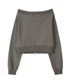 Bitter Cells Vera Off Shoulder Zip Up