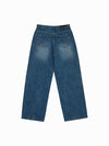 ADLV Variegation Denim Pants Blue