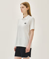 Marithé François Girbaud SMALL CLASSIC LOGO PK COLLAR TEE