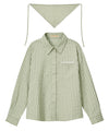 Bitter Cells Iris Shirt & Bonnet Set - Green