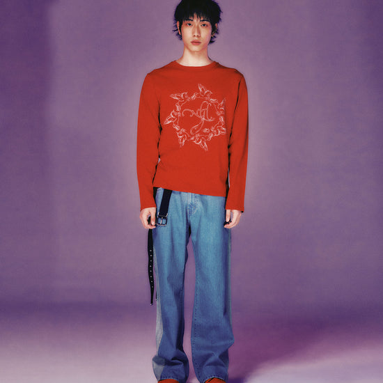 Nice Ghost Club Unicorn Circle Slim Long Sleeve Tee