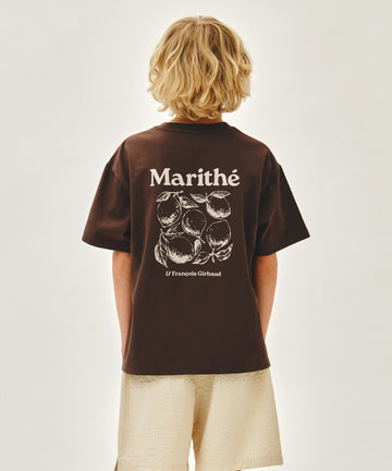 Marithé François Girbaud Kids Back Graphic Oversized Tee