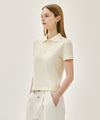 Marithé François Girbaud W EMBLEM PK COLLAR TEE