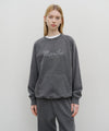 Marithé François Girbaud Garment Dyed Oversized Sweatshirt