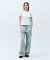 Marithé François Girbaud W Low-Waist Tuck Wide Denim Pants