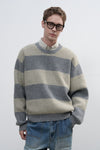 General Idea UNISEX Hachi Big Border Knit Pullover