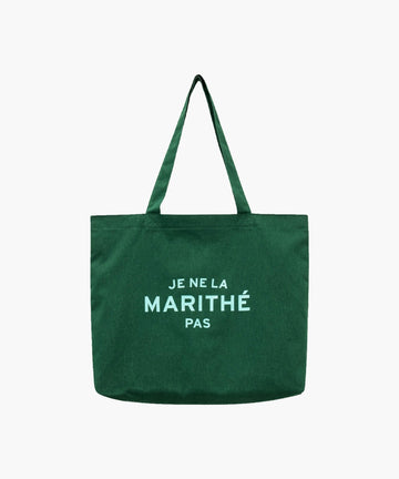Marithé François Girbaud I Don't Know The Eco Bag Green
