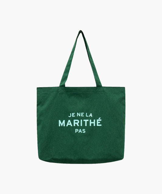 Marithé François Girbaud I Don't Know The Eco Bag Green