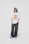 ADLV Front Side Line Semi Tapered Denim Pants