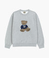 Marithé François Girbaud DOODLE BEAR SWEATSHIRT heather gray