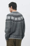 General Idea UNISEX Wool Snow Nordic Pullover