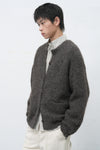 General Idea MAN Wool Blend Hairy Loose Fit Cardigan