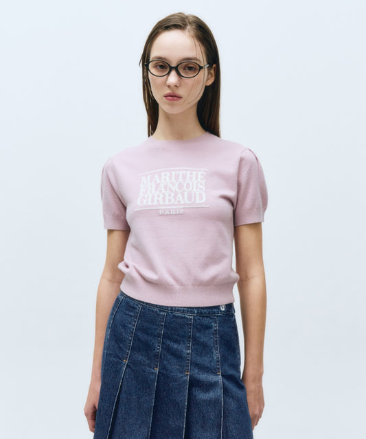 Marithé François Girbaud W Classic Logo Half Knit