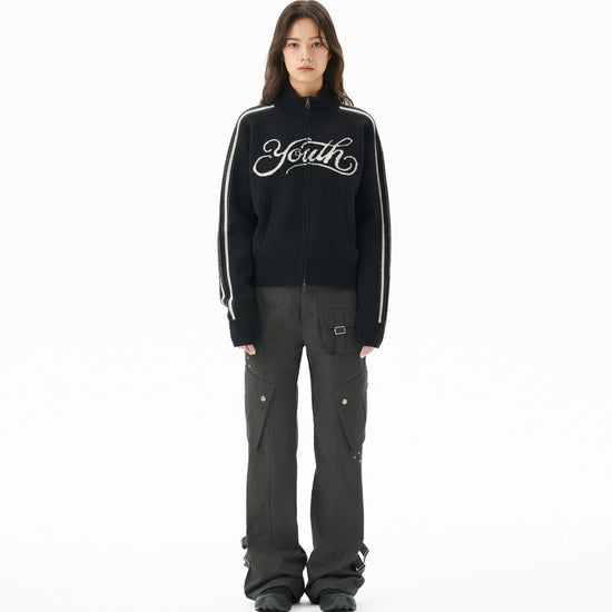 Mahagrid Utility Cargo Flare Pant [Charcoal]