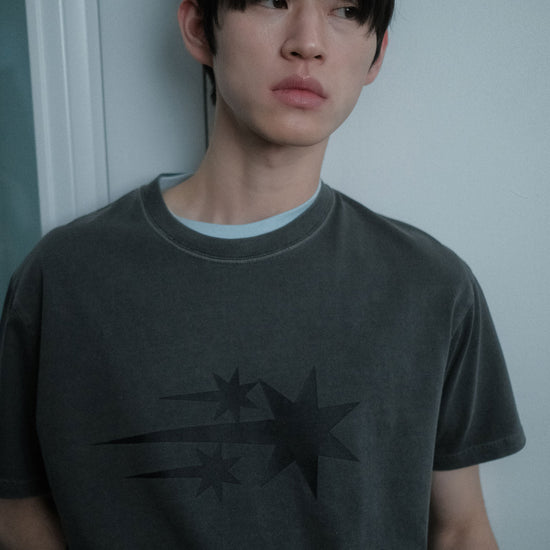 Nice Ghost Club 3 Star Symbol Pigment Tee
