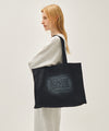 Marithé François Girbaud DRAWING CLASSIC LOGO DENIM ECO BAG light blue