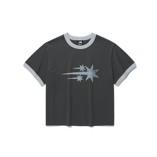 Nice Ghost Club Vintage 3 Star Basic Ringer Tee