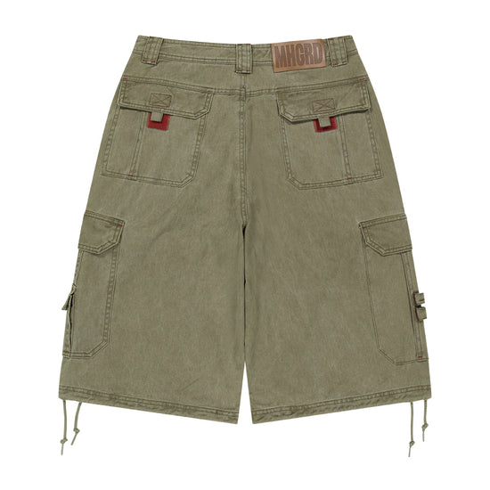 Mahagrid Bermuda Utility Cargo Shorts