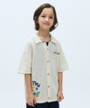 Marithé François Girbaud Kids Half-Sleeved Knit Cardigan