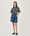 Marithé François Girbaud SMALL CLASSIC LOGO PK COLLAR TEE