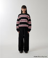 Mahagrid Mesh Stripe Knit