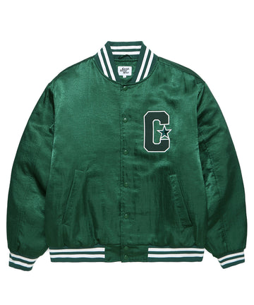 Cavish Seller Logo Baseball Jacket in Green