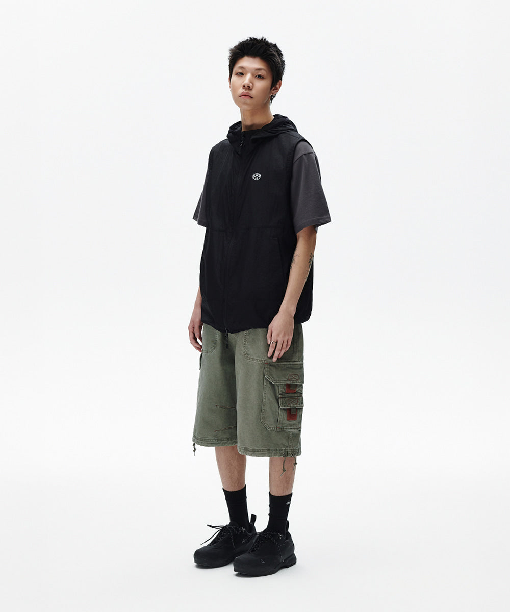 Mahagrid Eclipse Nylon Hood Vest
