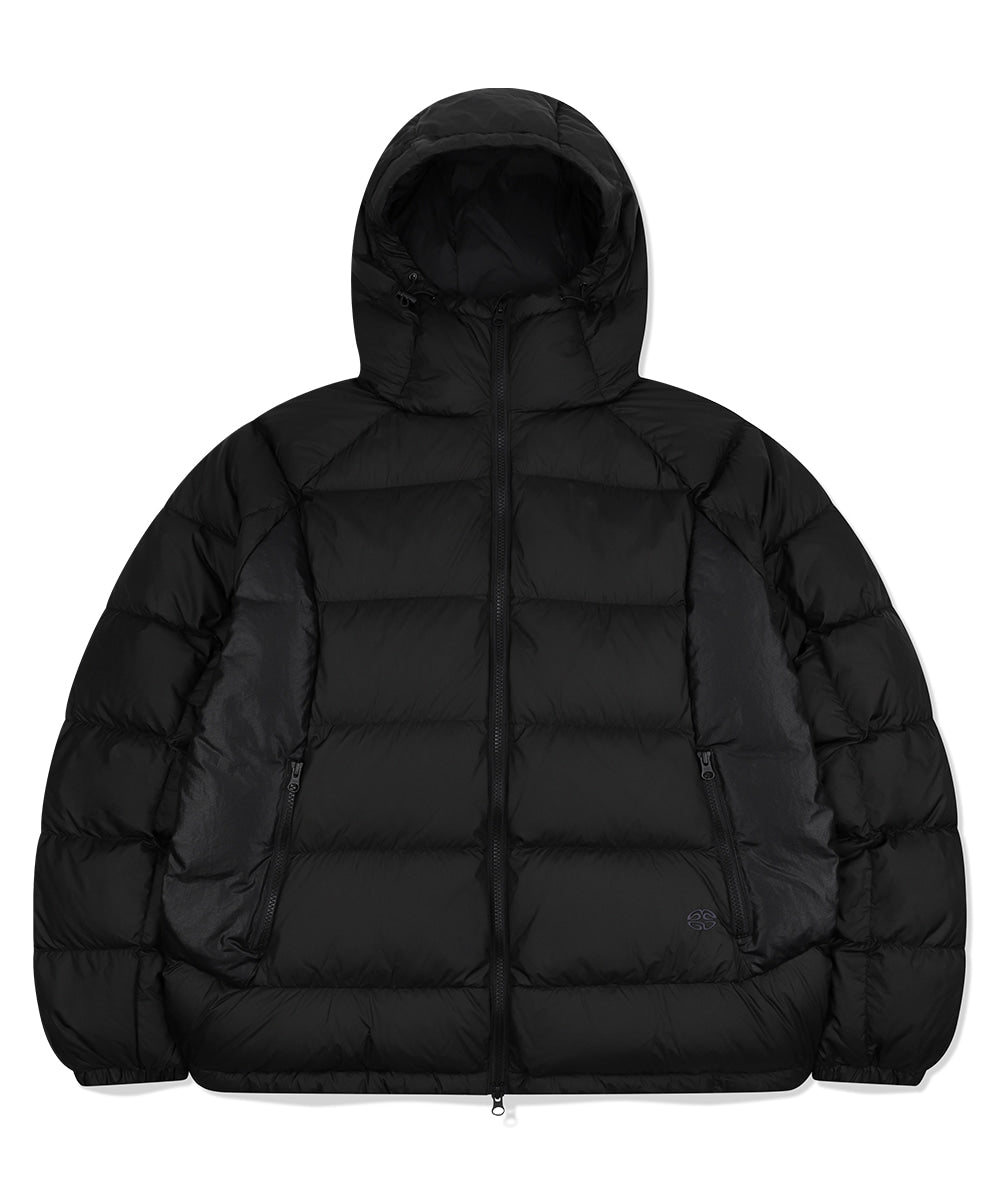 Mahagrid Paneled Down Puffer [Black]
