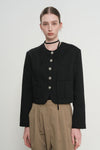 General Idea WOMAN Strap Collarless Jacket