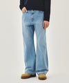Marithé François Girbaud M Relaxed Fit Boots-Cut Denim Pants Blue