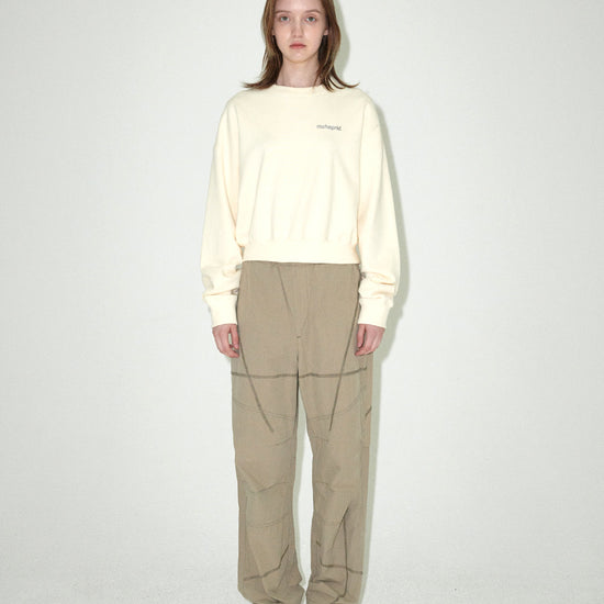 Mahagrid Origin Logo Crop Sweatshirt