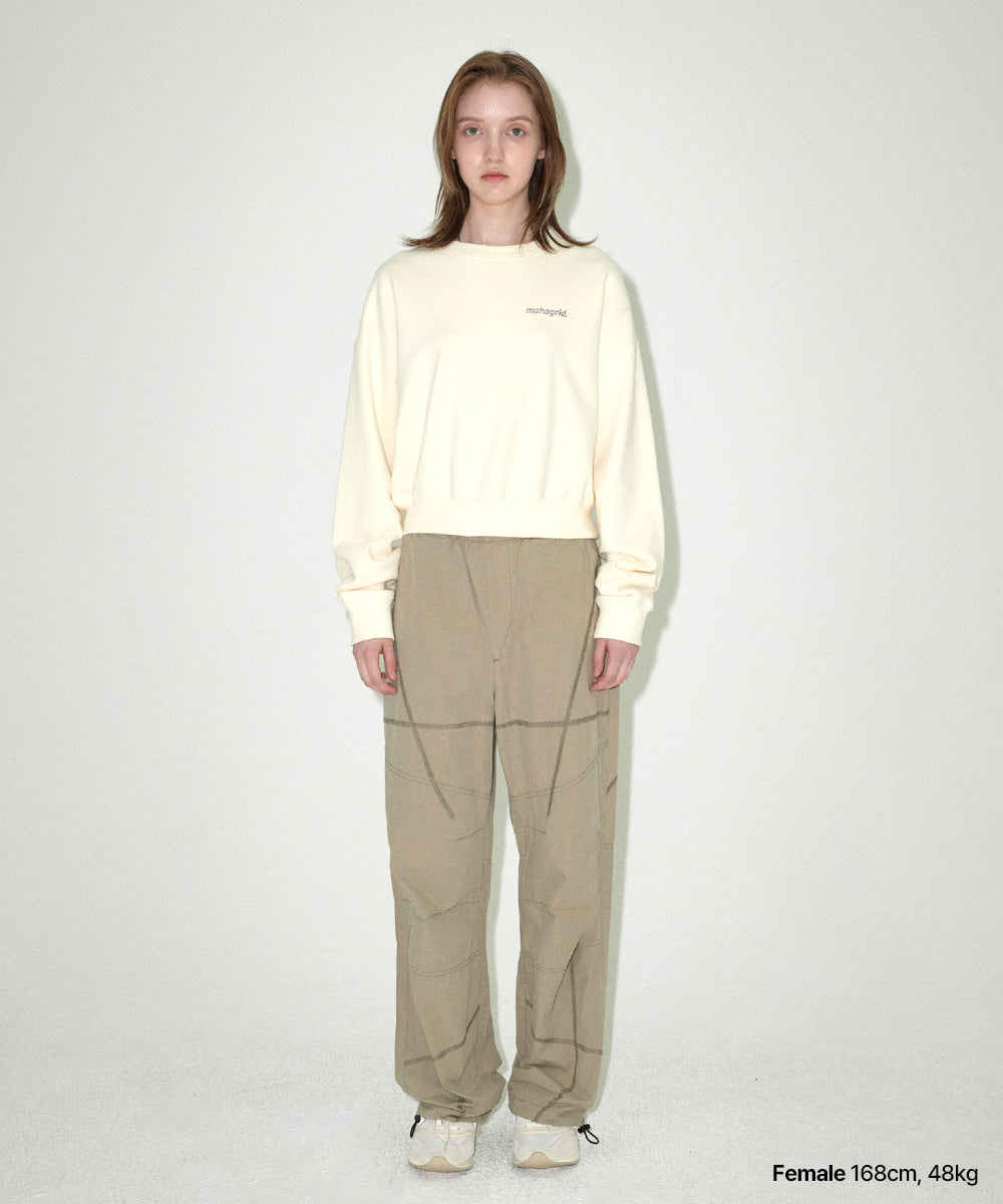 Mahagrid Origin Logo Crop Sweatshirt