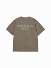 ADLV Border Line Basic Logo Short Sleeve T-Shirt