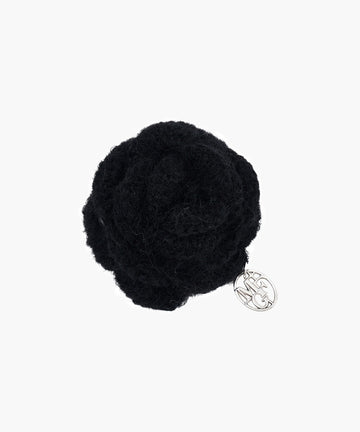 Marithé François Girbaud Circle Logo Flower Brooch