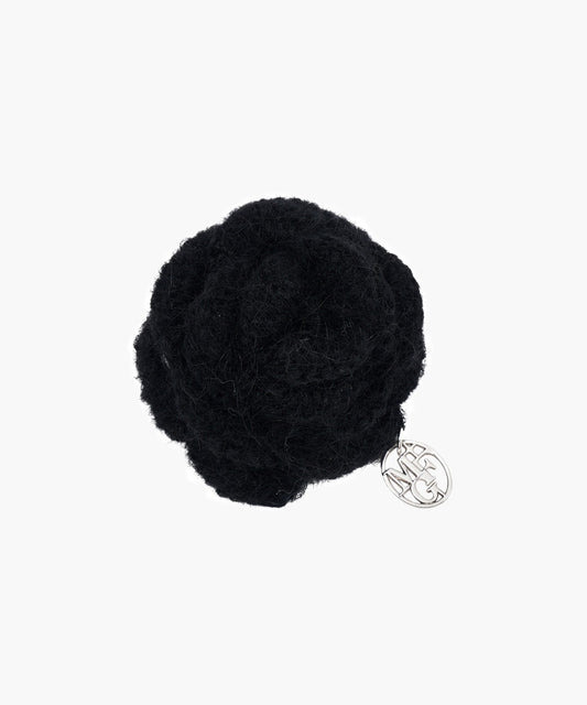 Marithé François Girbaud Circle Logo Flower Brooch
