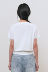 General Idea WOMAN Temperature Cut Cool Essential Half Cardigan [WHITE]