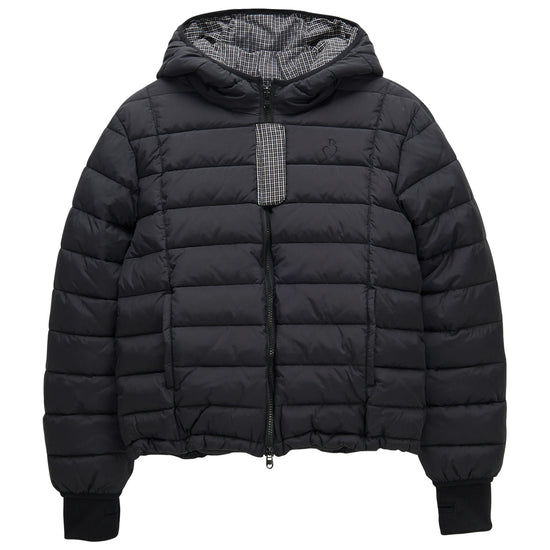 Bitter Cells Hood Check Light Puffer Jacket