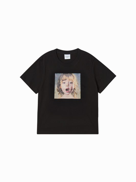 ADLV Woman ADLV Baby Face Jewelry Short Sleeve T-Shirt