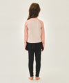 Marithé François Girbaud Kids Zip-Up Rashguard & Skirt Set-Up Pink