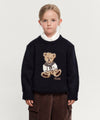 Marithé François Girbaud Kids Bear Jacquard Knit Pullover