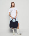 ADLV Drawstring Nylon Shoulder Bag