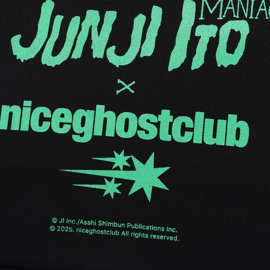 Nice Ghost Club Junji Ito Maniac Tomie Big Tote Bag [Black]